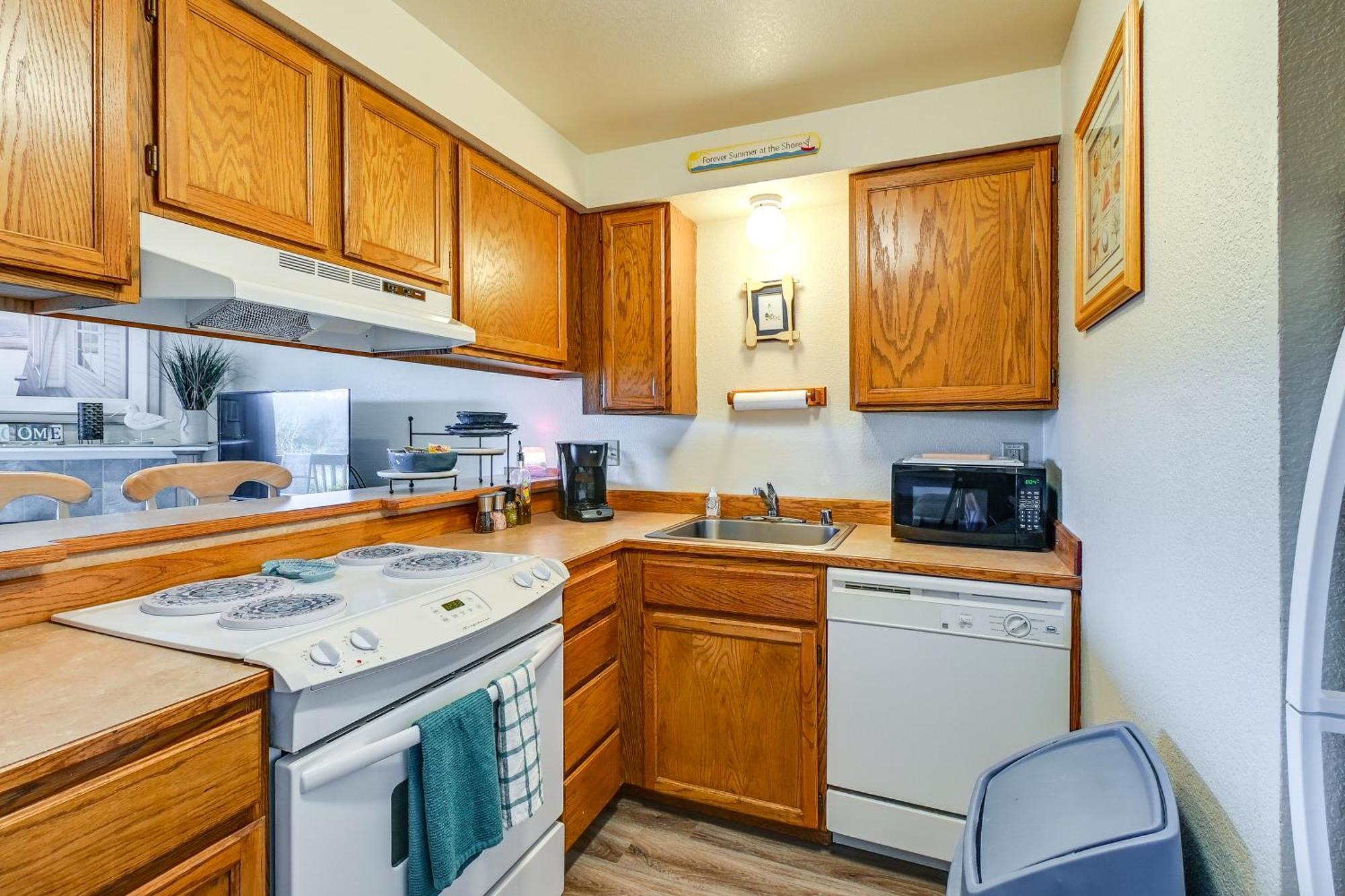 Ocean Shores Condo With Balcony Less Than 1 Mi To Beach! Екстериор снимка